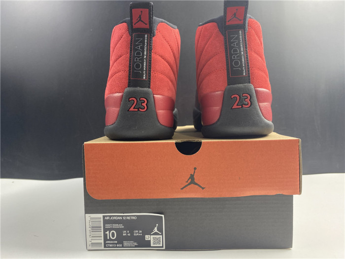 air jordan 12 reverse flu game ct8013-602