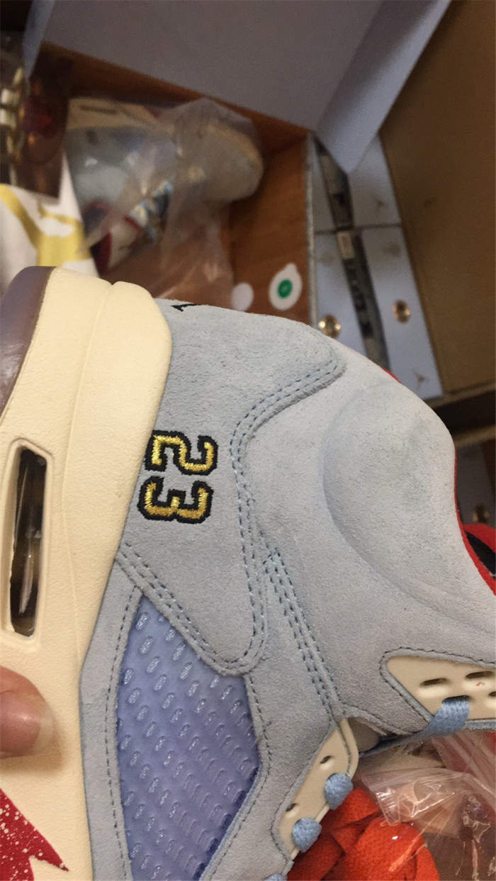 trophy room x air jordan 5 jsp ice blue ci1899-400