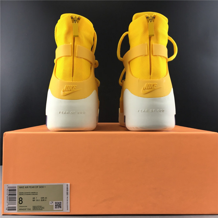 nike air fear of god 1 yellow ar4237-700