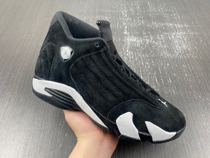 jordan 14 retro black white 487471-016