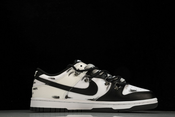 nike dunk low retro black dd1391-110