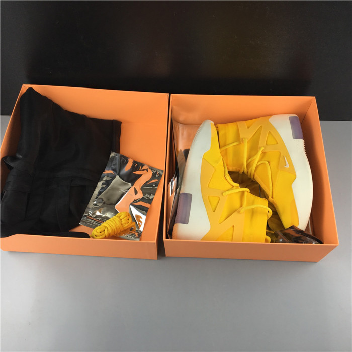 nike air fear of god 1 yellow ar4237-700