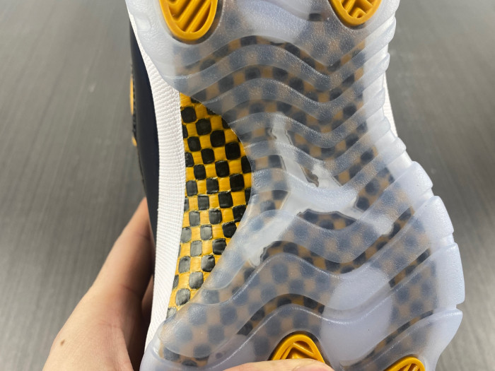 air jordan 11 black and yellow