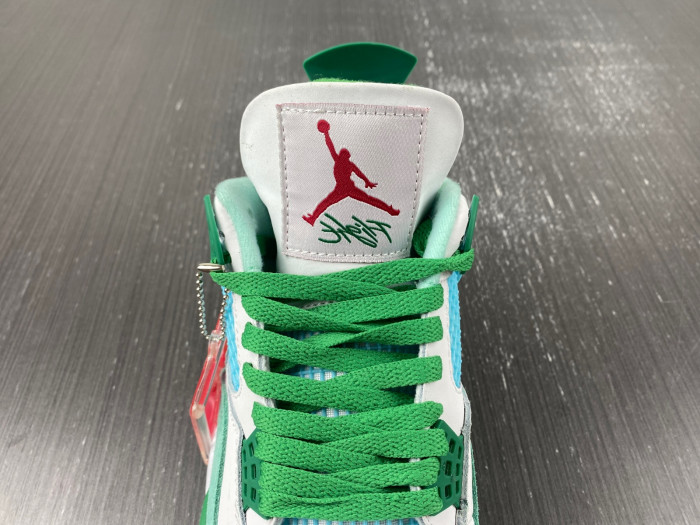 jordan 4 retro sb white grass green (limited edition) aj4-kncw