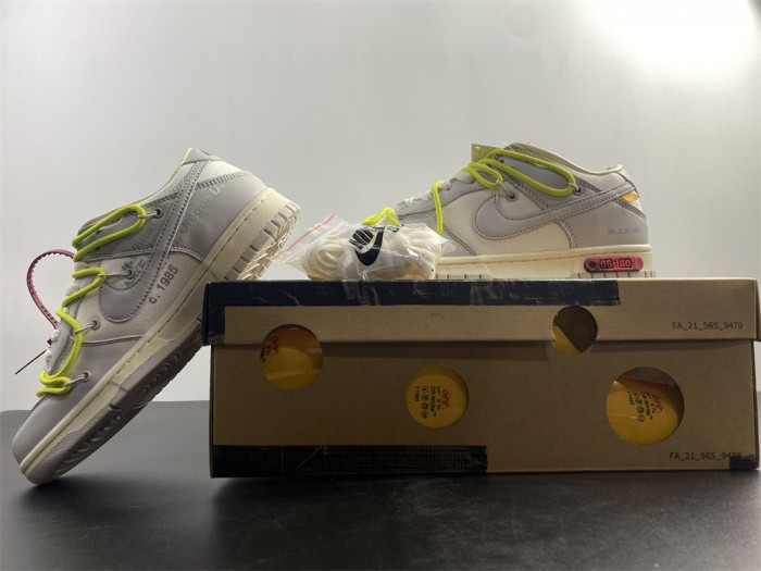 nike dunk low o-w lot 8 dm1602-106
