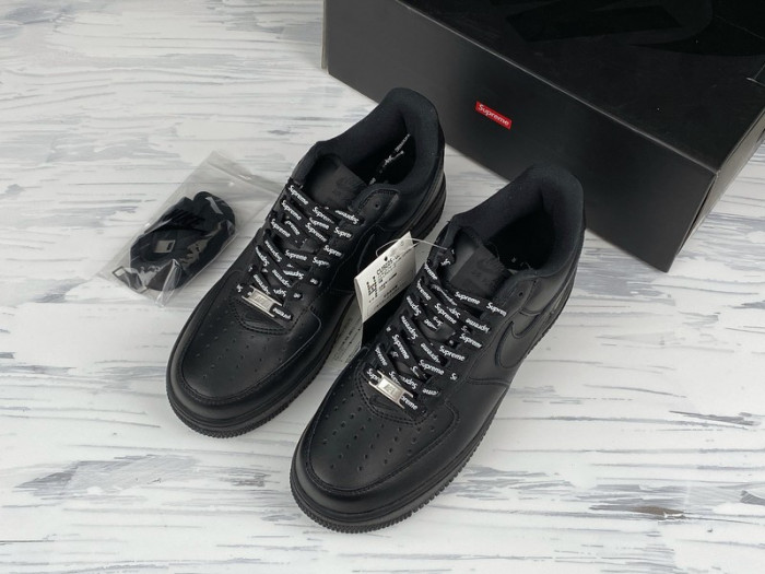 Nike Air Force 1 Low Supreme Black CU9225-001