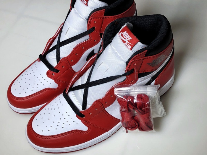 air jordan i 1 retro high og chicago bulls 555088-101