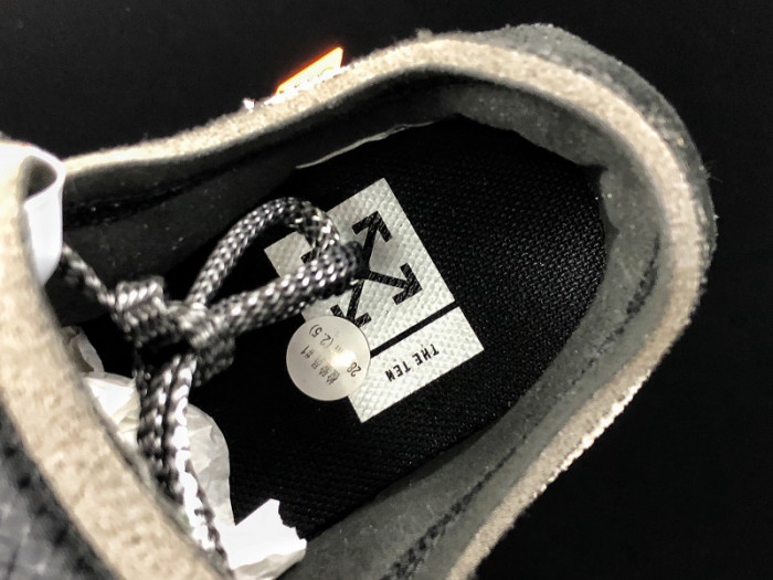 nikeair force 1 low o-w black white ao4606-001