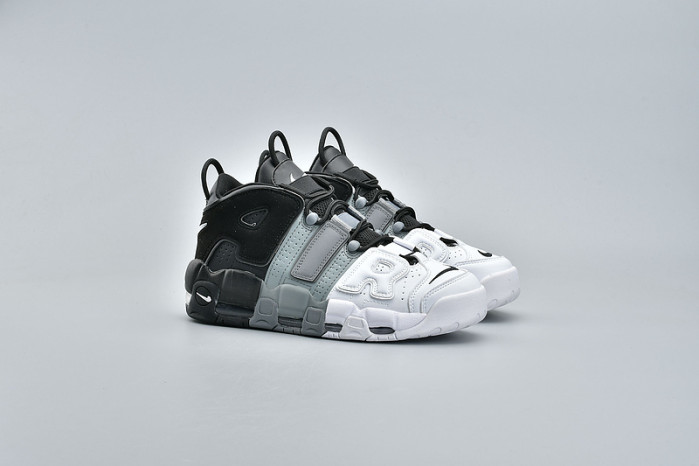 nike air more uptempo tri-color black white grey 921948-002