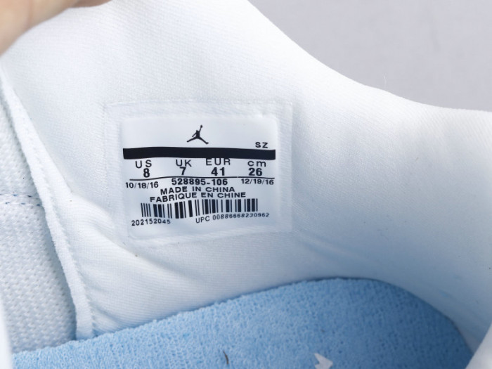 jordan 11 retro low university blue 528896-106