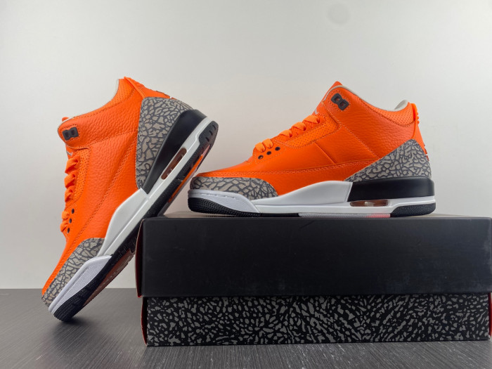 air jordan 3 retro "orange" aj3 ct8532-801