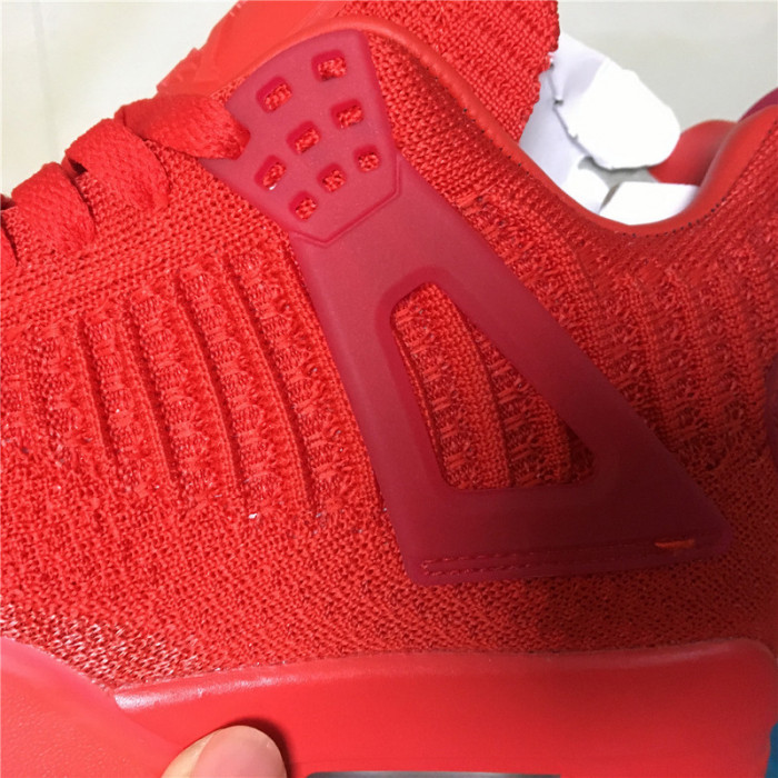 air jordan 4 flyknit “red” aq3559-600