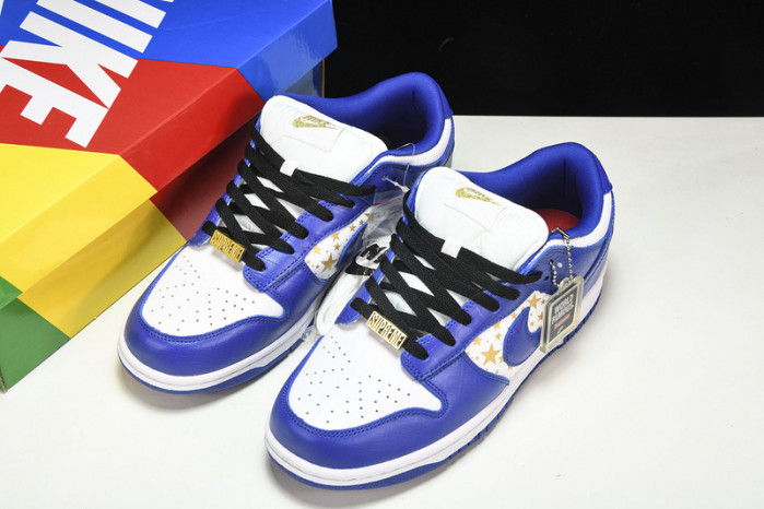 nike sb dunk low S*p*e stars hyper royal dh3228-100