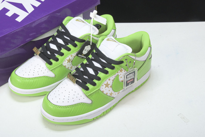 nike sb dunk low S*p*e stars mean green dh3228-101