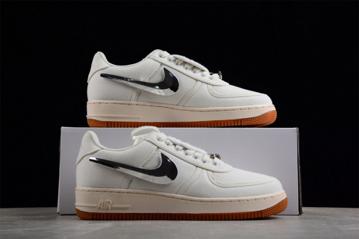 nike air force 1 low travis scott sail aq4211-101