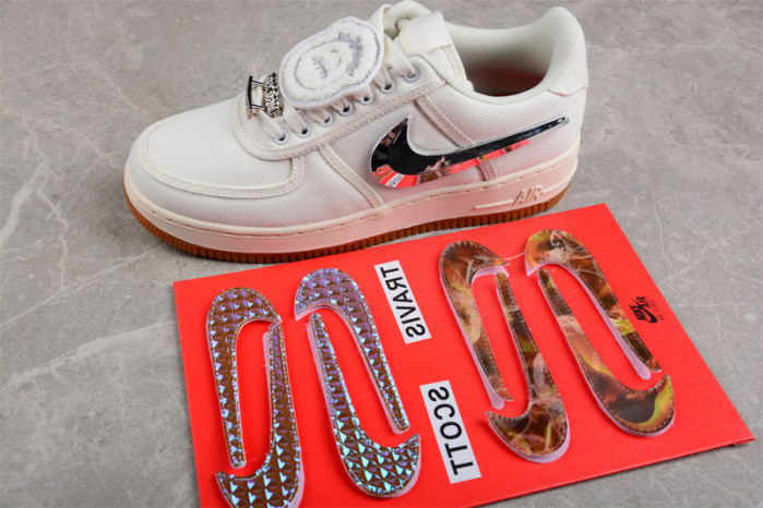 nike air force 1 low travis scott sail aq4211-101
