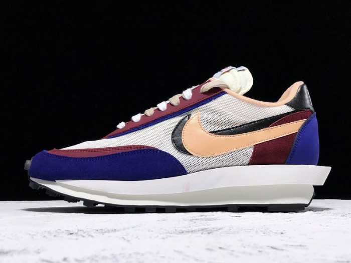 nike ld waffle sacai white blue bv0073-700