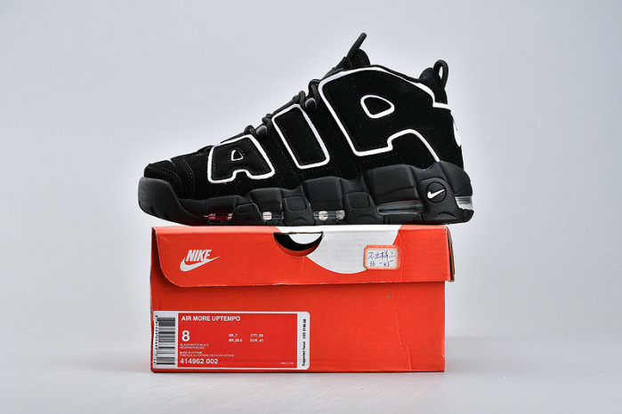 nike air more uptempo og black and white 414962-002