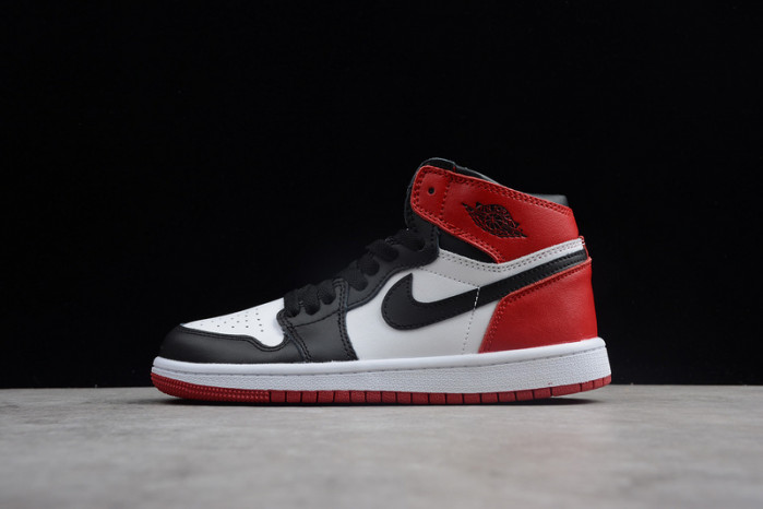 kids air jordan 1 retro black toe (2016) 555088-125