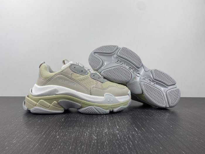 blcg sneaker triple.s.gomma gray-light green 524039 w2fw4 9790