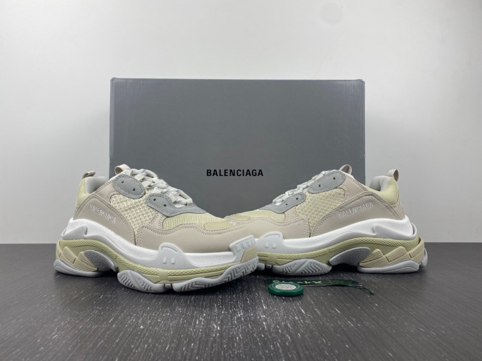 blcg sneaker triple.s.gomma gray-light green 524039 w2fw4 9790