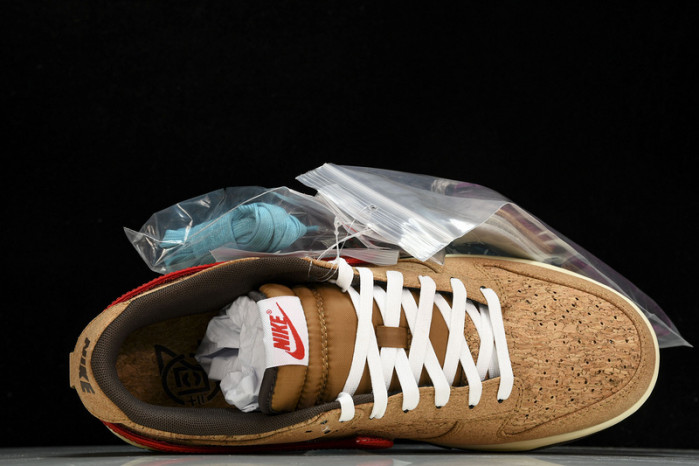 nike dunk low sp clot cork fn0317-121