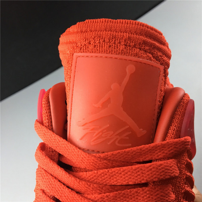 air jordan 4 flyknit “red” aq3559-600