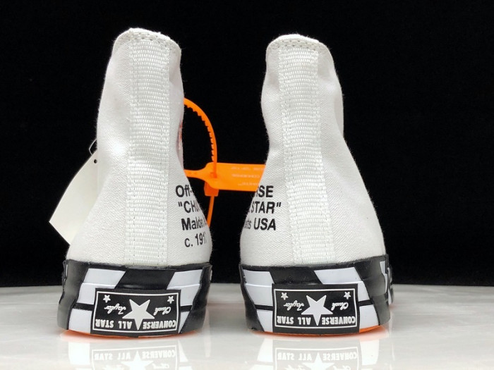 o-w x converse 2.0 white/black 163892c
