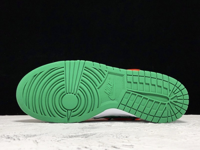 nike dunk low o-w pine green ct0856-100