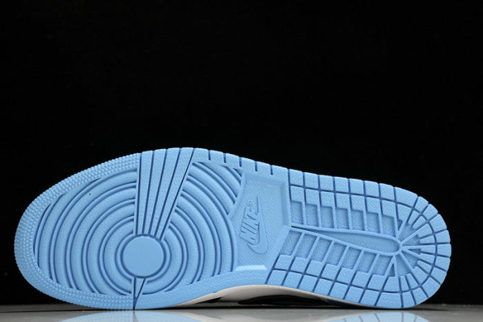 jordan 1 retro low og black dark powder blue cz0790-104