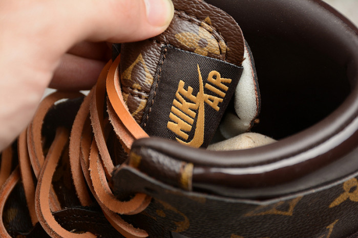 air jordan 1 o-w -louiv aq0818-158 (with case)