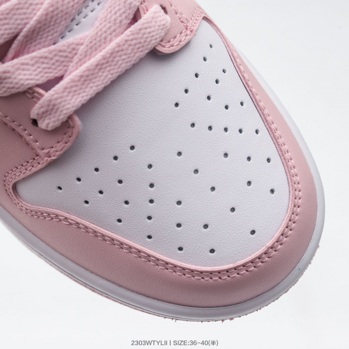 nike dunk low pink foam red white (gs) cw1590-601