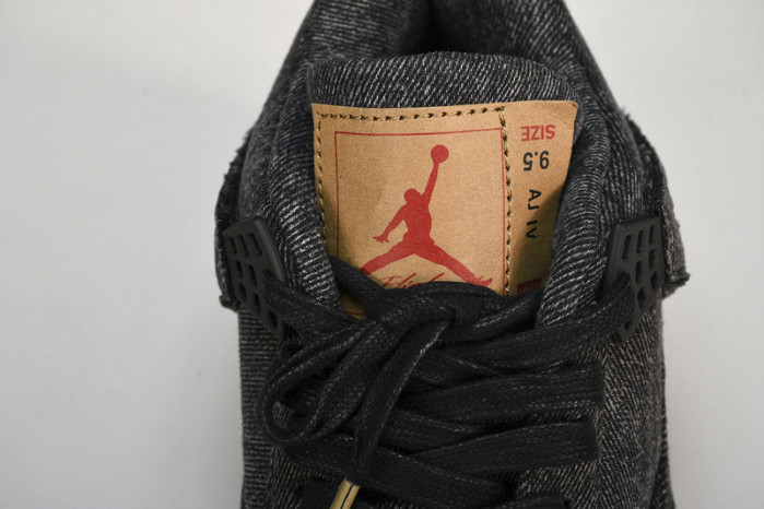 air jordan 4 retro L*v*s nrg L*v*s - black denim ao2571-001
