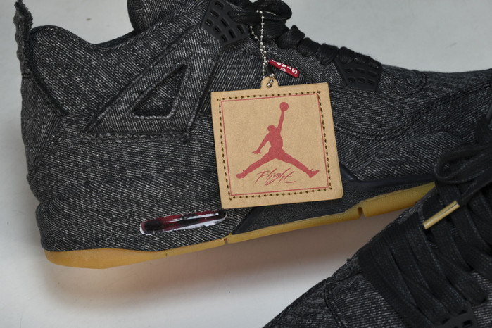 air jordan 4 retro L*v*s nrg L*v*s - black denim ao2571-001
