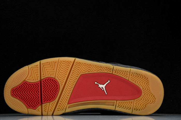 air jordan 4 retro L*v*s nrg L*v*s - black denim ao2571-001