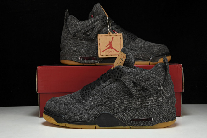 air jordan 4 retro L*v*s nrg L*v*s - black denim ao2571-001