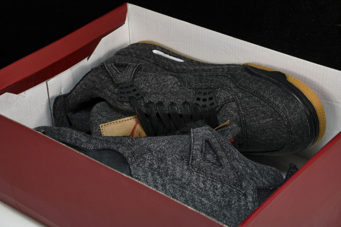 air jordan 4 retro L*v*s nrg L*v*s - black denim ao2571-001