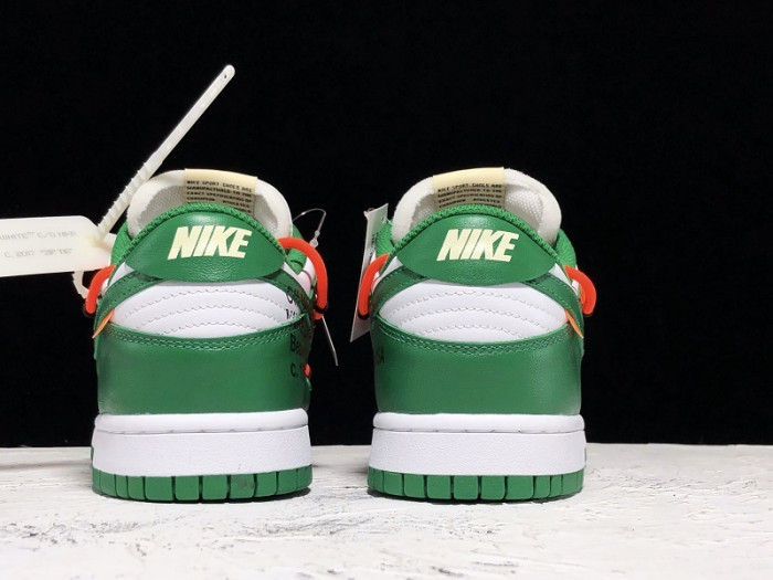 nike dunk low o-w pine green ct0856-100