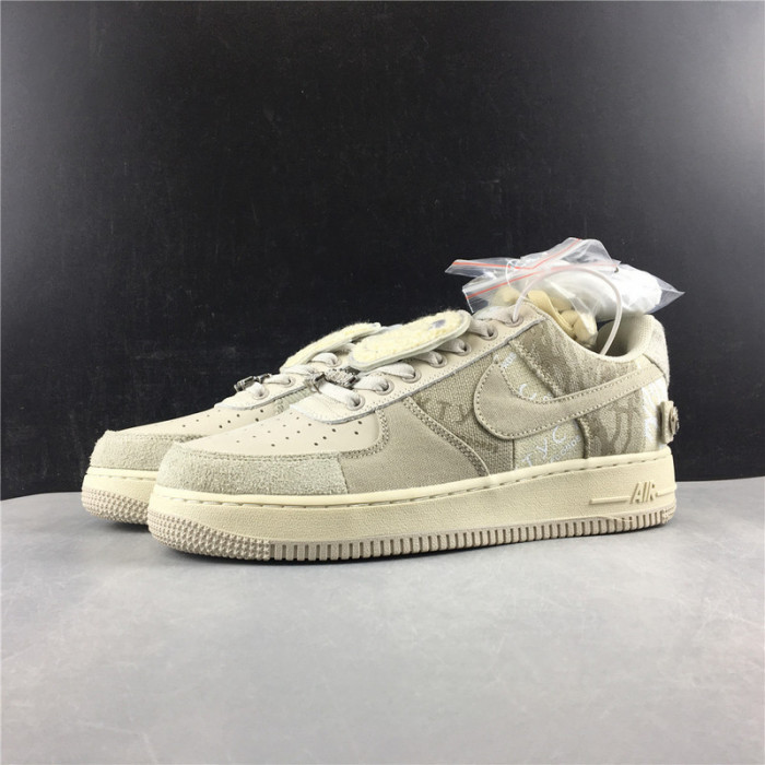 nike air force 1 x travis scott white grey cn2405-902