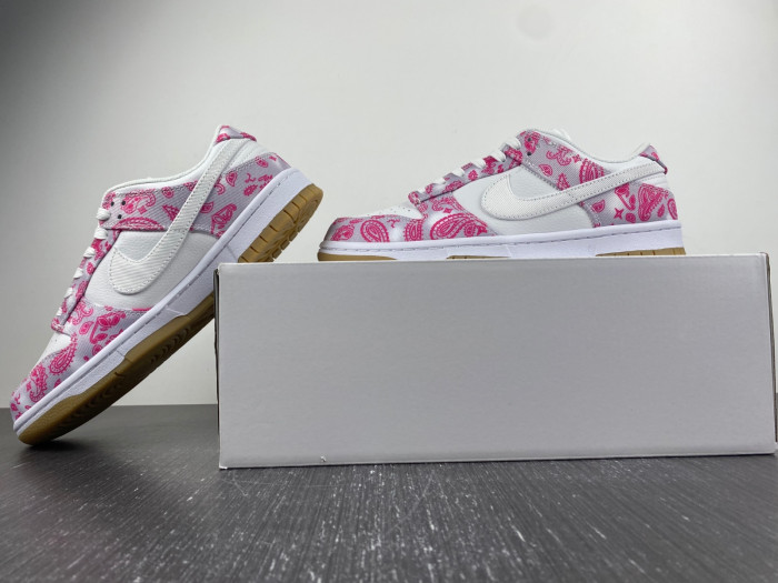 nike sb dunk low white rose red gum ct5053-061