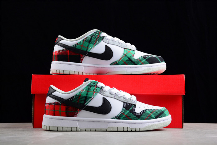 nike dunk low tartan plaid dv0827-100