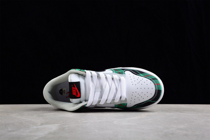 nike dunk low tartan plaid dv0827-100