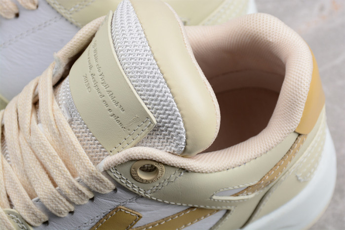 o-w out of office low-top leather sneakers