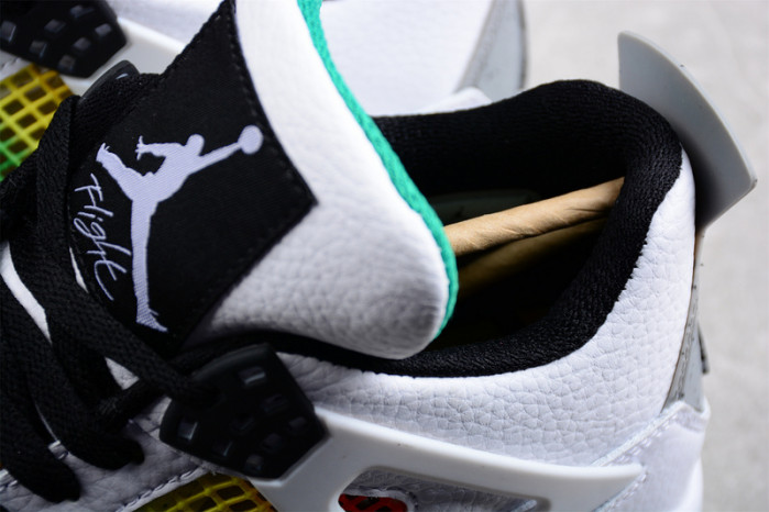 jordan 4 retro lucid green rasta aq9129-100