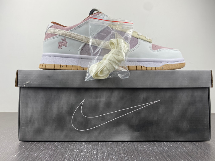 nike dunk low retro prm year of the rabbit fossil stone (2023) fd4203-211