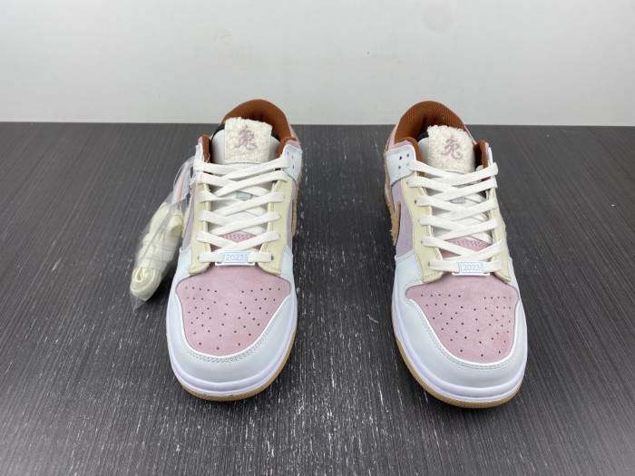 nike dunk low retro prm year of the rabbit fossil stone (2023) fd4203-211
