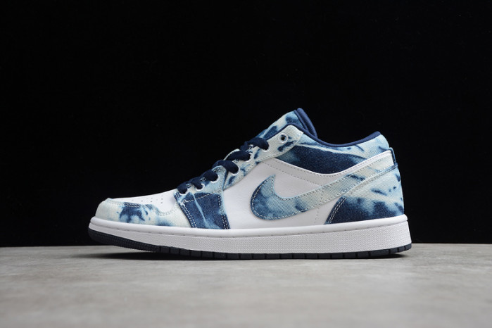 jordan 1 low washed denim cz8455-100