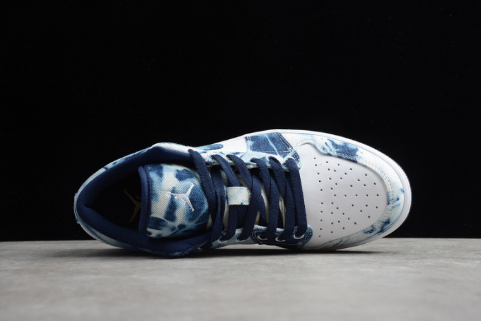 jordan 1 low washed denim cz8455-100