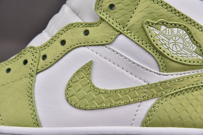 jordan 1 mid green python (w) dv2959-113