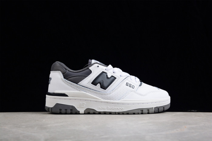 new balance 550 white grey dark grey bb550wtg
